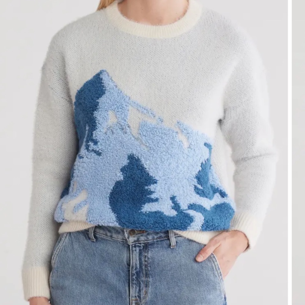FRNCH Mountain Sweater size large